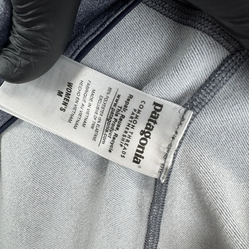 Patagonia Gray and Pink Quarter-Zip Sweatshirt - Picture 8 of 8